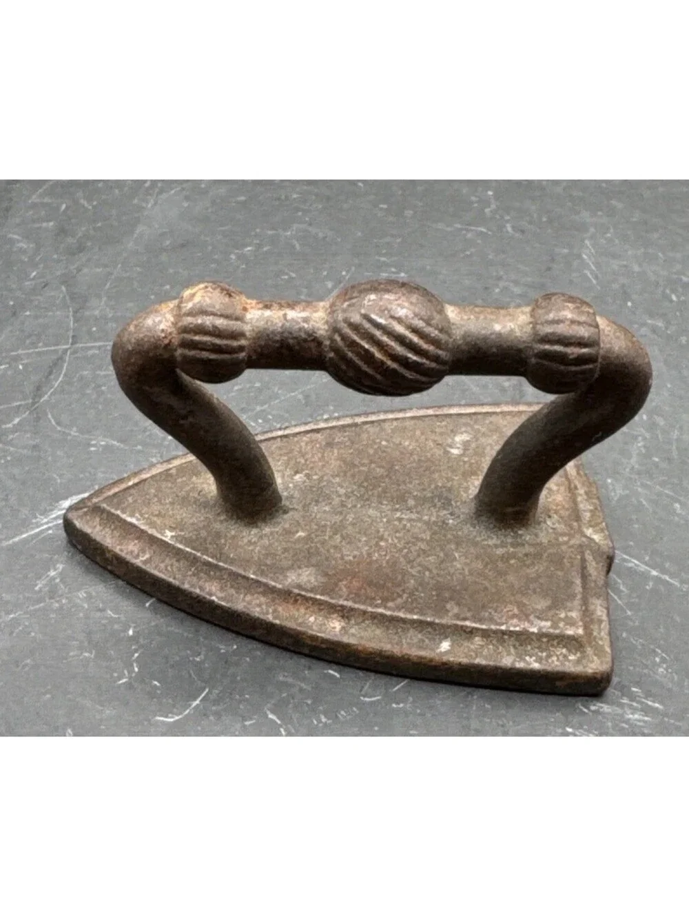 Miniature Salesman Sample Cast Iron Sad Iron Store Company